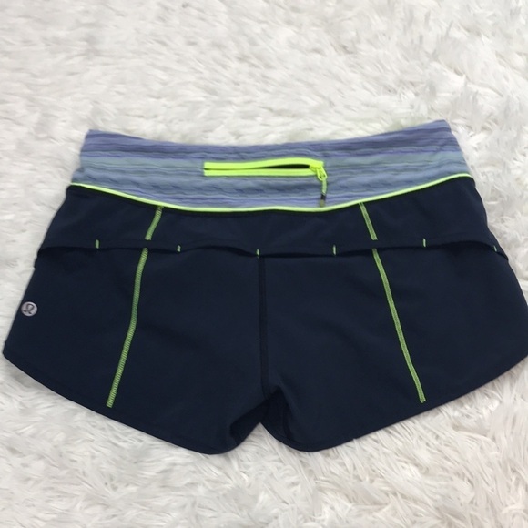 Lululemon Run: Speed Short Inkwell / Ray - Picture 2 of 7